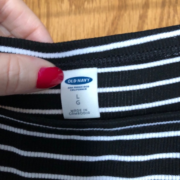 Off the Shoulder Striped Dress - Picture 3 of 3